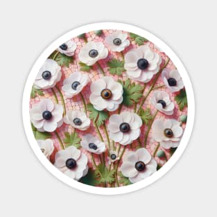 Anemone Flowers Magnet